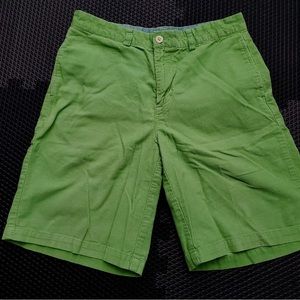 VINEYARD VINES Boy’s Light Green Velvet Shorts, Size 18